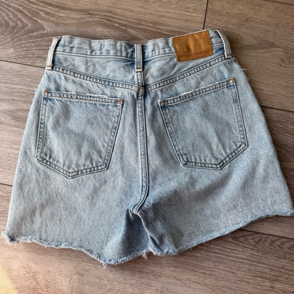 Denim Forum The Yoko Hi-rise Mid-thigh Denim Short - Picture 13 of 15
